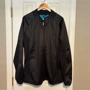 AXIAL Block Jacket Cycling Outdoor Mid Layer Jet Black Thermal Jacket | Size XL